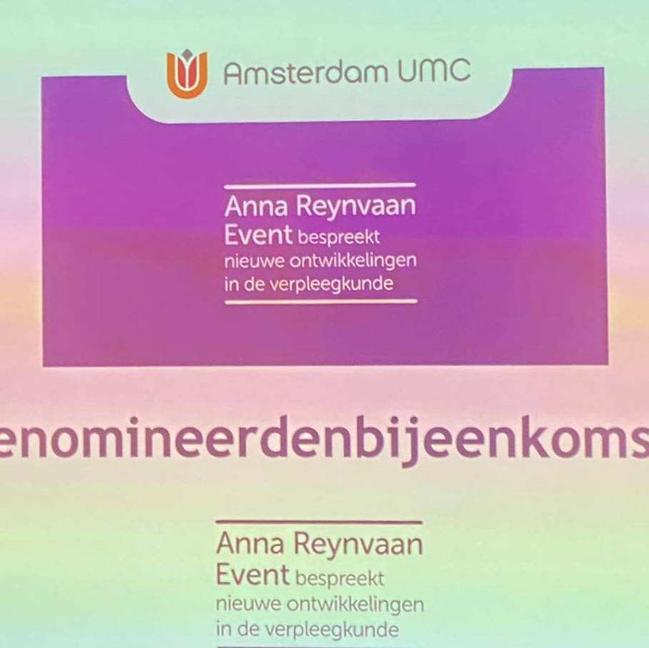 Powerpoint sheet van de genomineerdenbijeenkomst van de Anna Reynvaan Prijzen 2024
