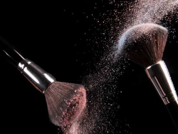 Poederkwasten cosmetica