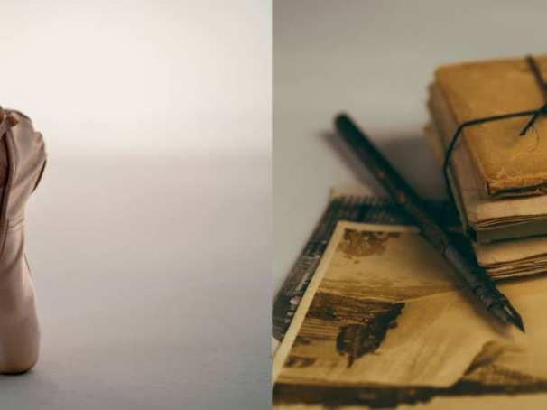 Header voor bij een nieuwsbericht over dansschoenen en geschiedenisboeken