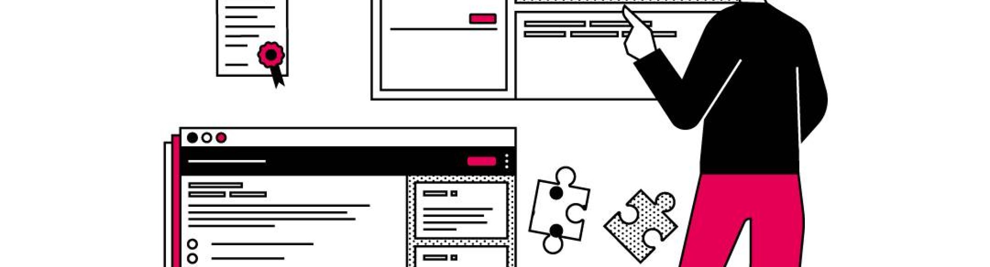Illustratie online DLWO magazine