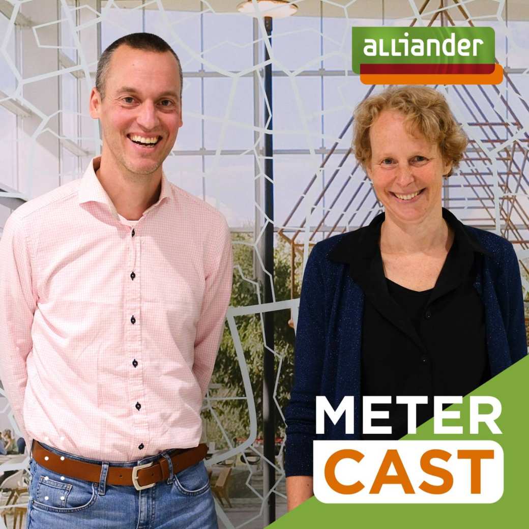 Maarten van Gils en Hilde de Groot te gast in de Metercast van Alliander