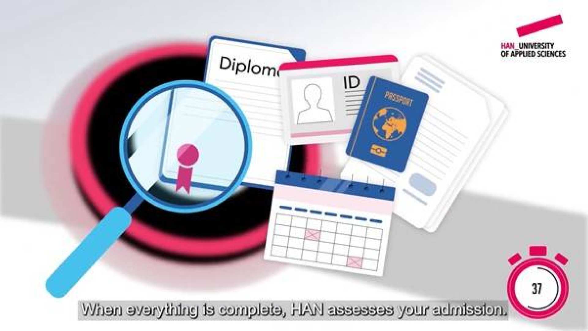 International Marketing and Recruitment, thumbnail animated video Admission-2