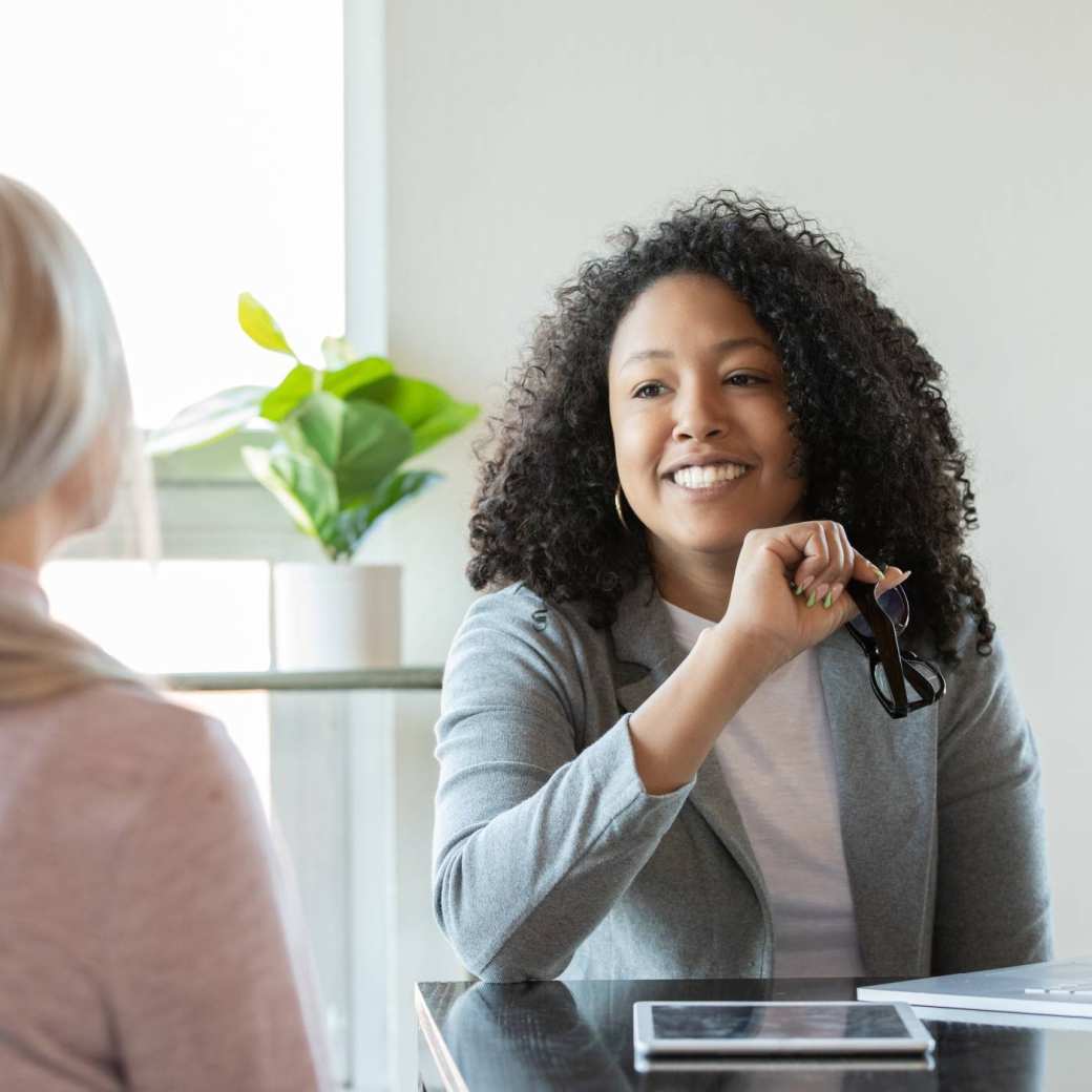 Adviesgesprek deelnemer en adviseur post-hbo