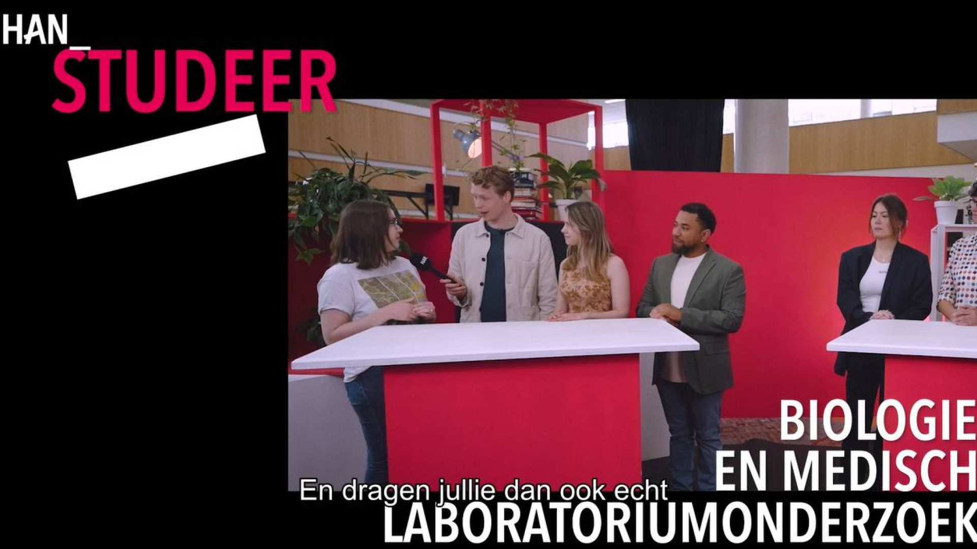 Informatieve video over de opleiding Biologie en Medisch Laboratoriumonderzoek. Interview met docenten en studenten.