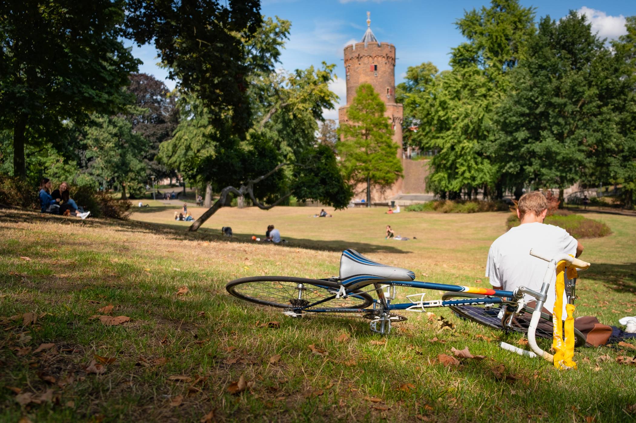 Want to wind down after class? Have a picnic? You can find lots of greenery around town - for example, at the Kronenburgerpark.